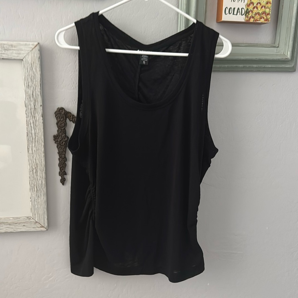 Athleta Black Tank Top Size XL NWOT
